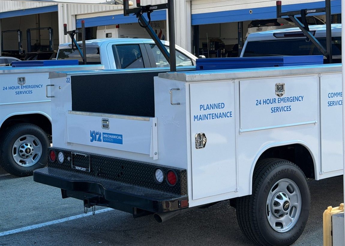512 Mechanical service truck fleet in Austin, Texas